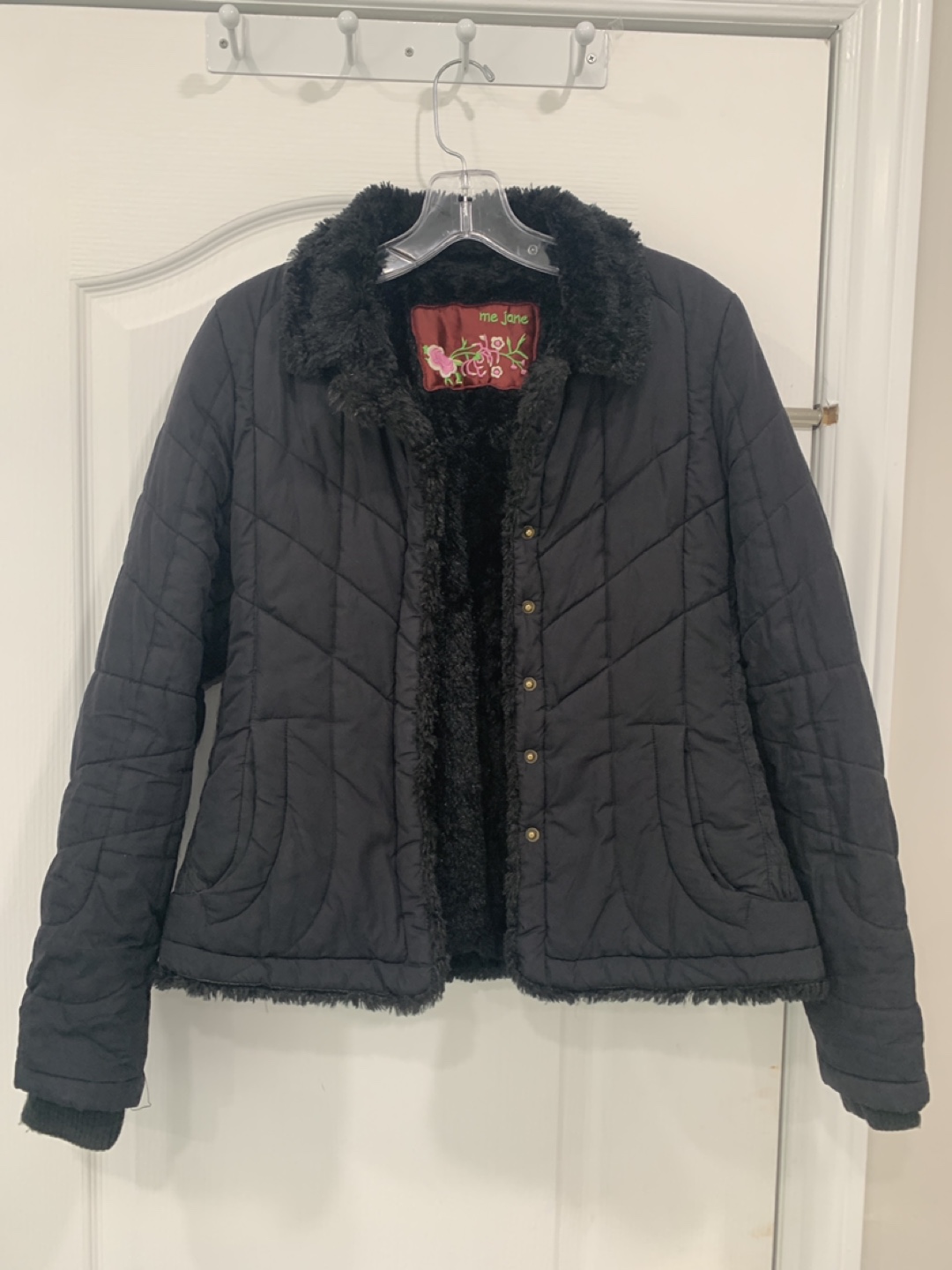 Me Jane Black Quilted Jacket - photo 2