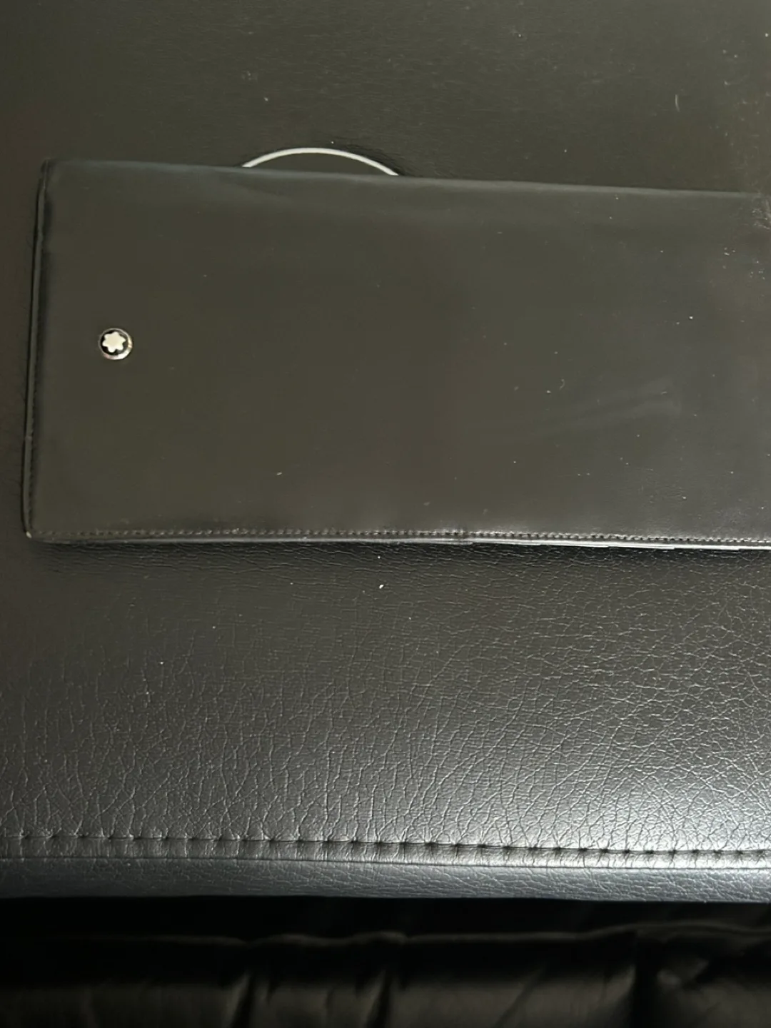 Montblanc Black Leather Wallet thumbnail