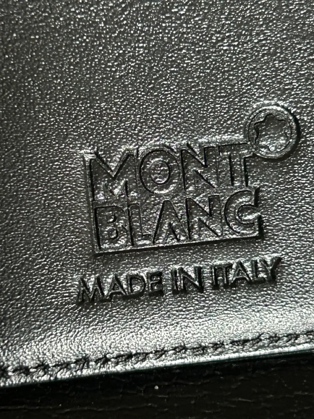Montblanc Black Leather Wallet image indicator(4)
