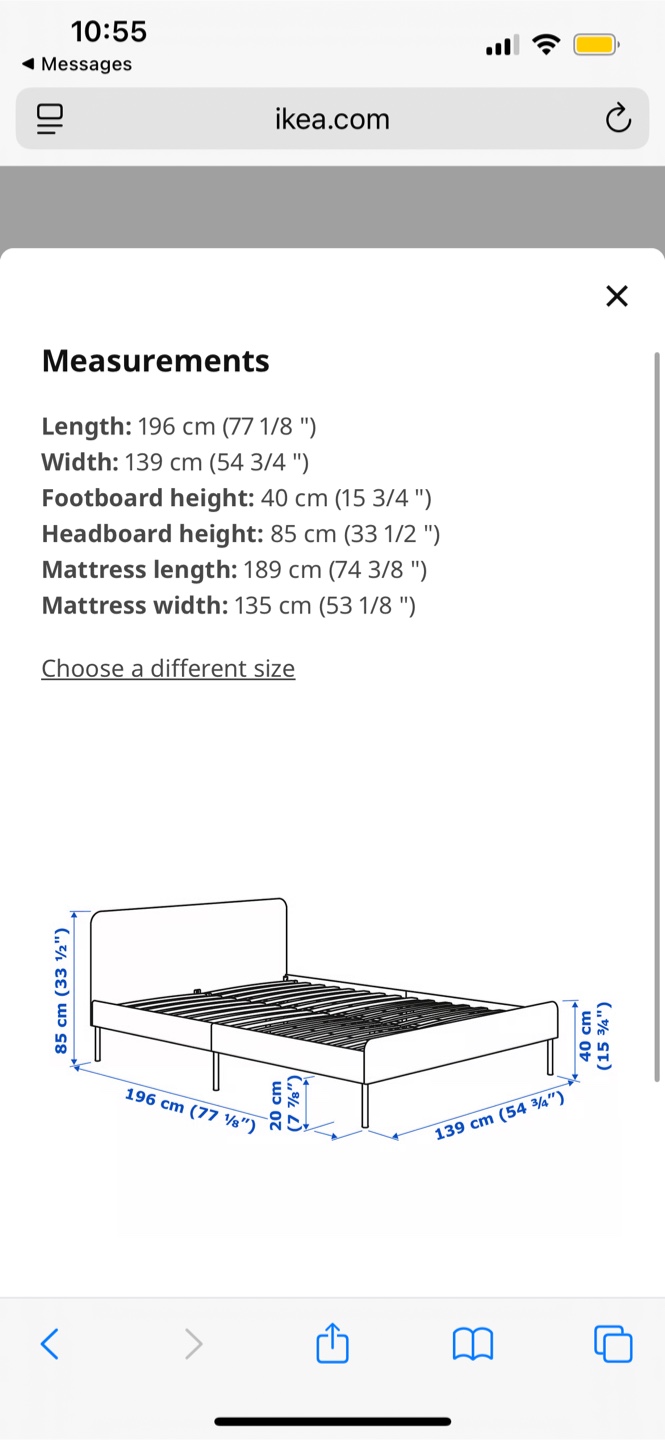 IKEA Slattum Full Size Bed Frame - photo 3