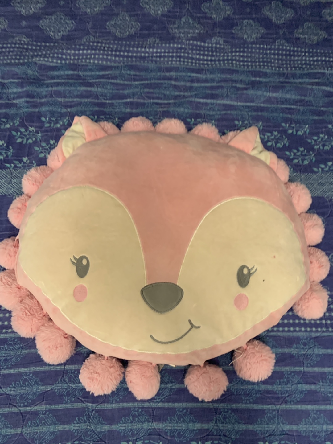 Pink Fox Pillow