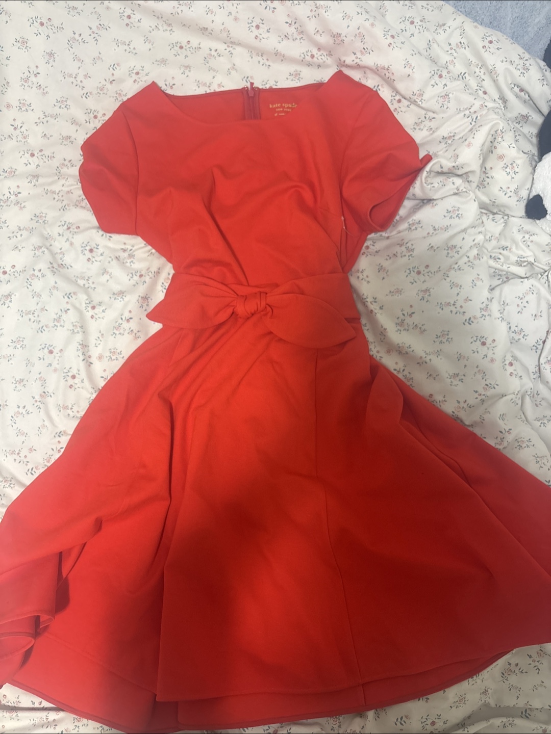 Kate Spade Red Dress with Belt