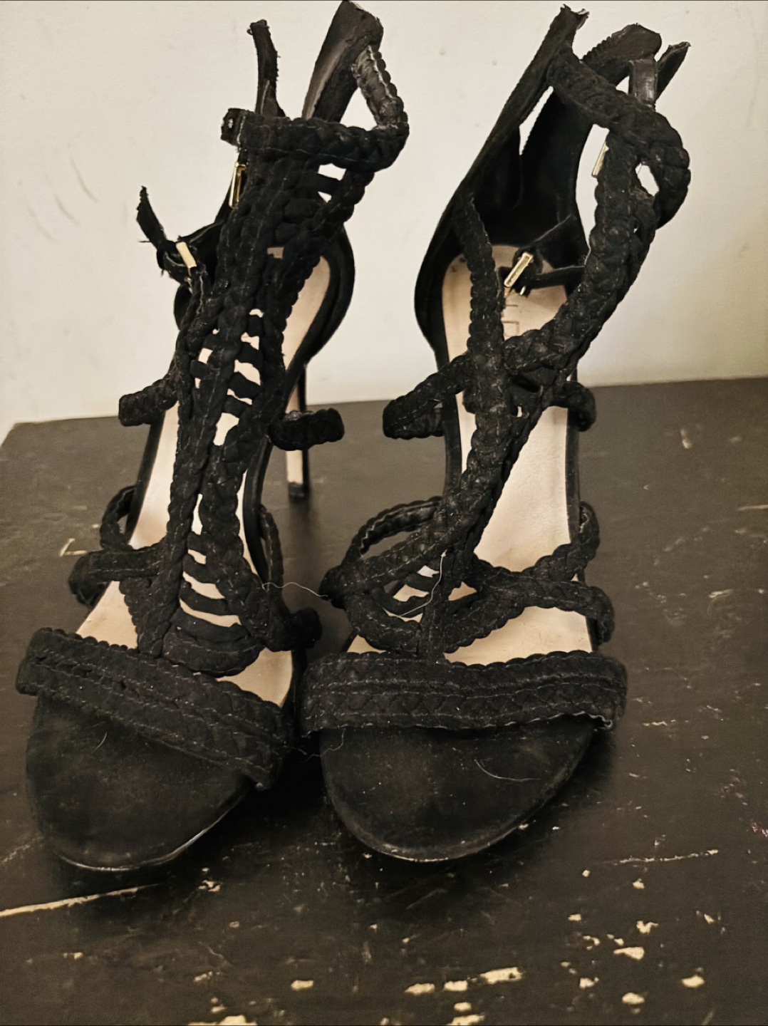 Aldo Black Heels, Size 8 - photo 2