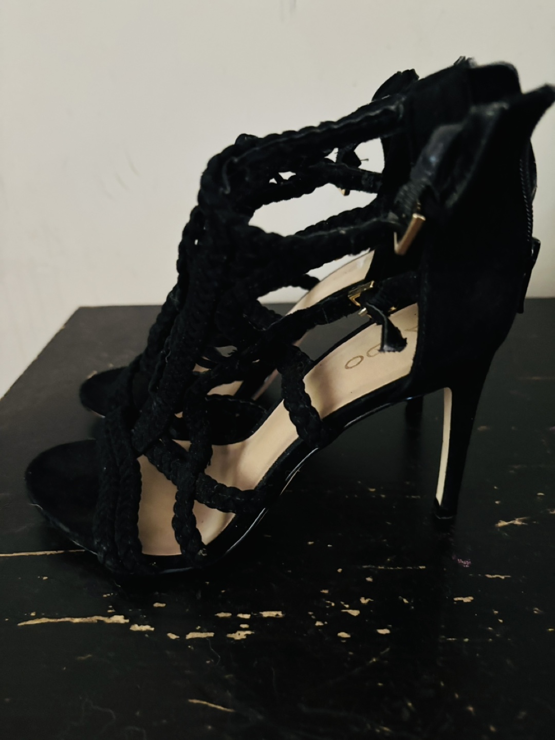 Aldo Black Heels, Size 8