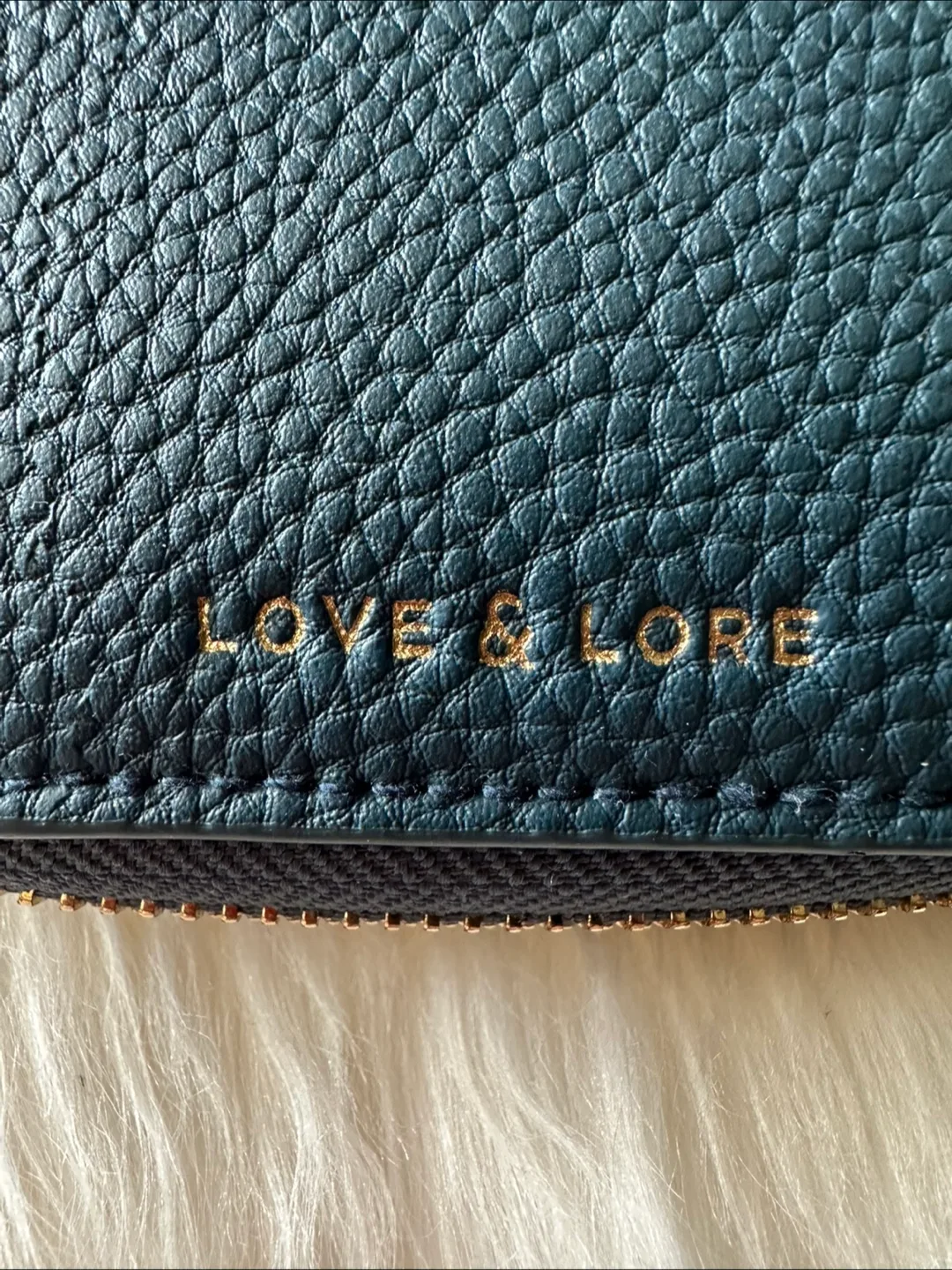 Love & Lore Zip Around Wallet - Dark Teal image indicator(4)