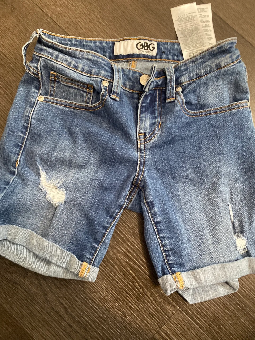 DBG Denim Shorts - Size 24 thumbnail