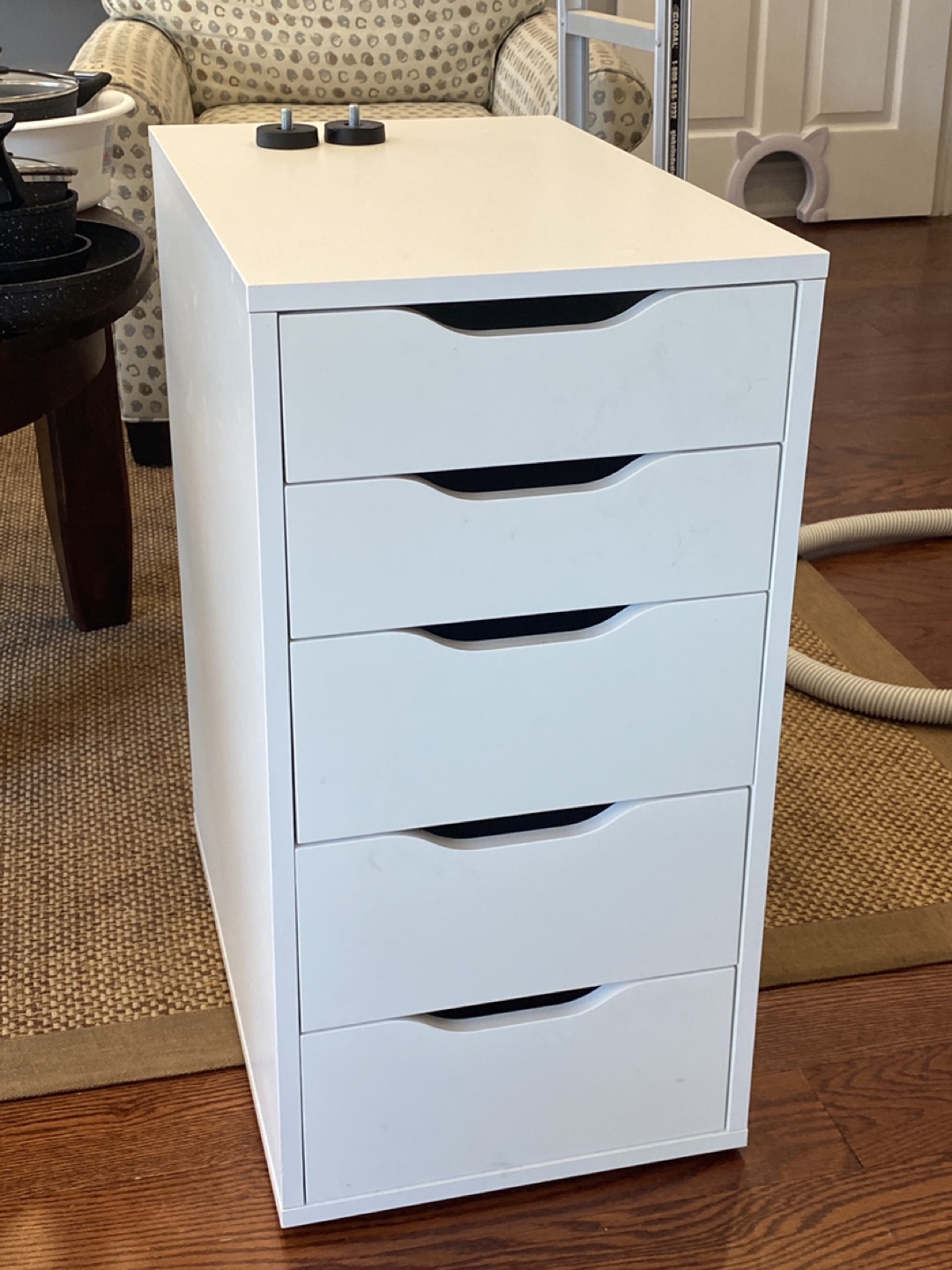 IKEA Alex White Drawer Unit