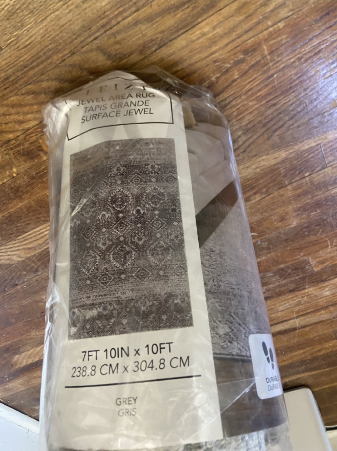 Feizy Jewel Area Rug 7ft 10in x 10ft - Grey - photo 3