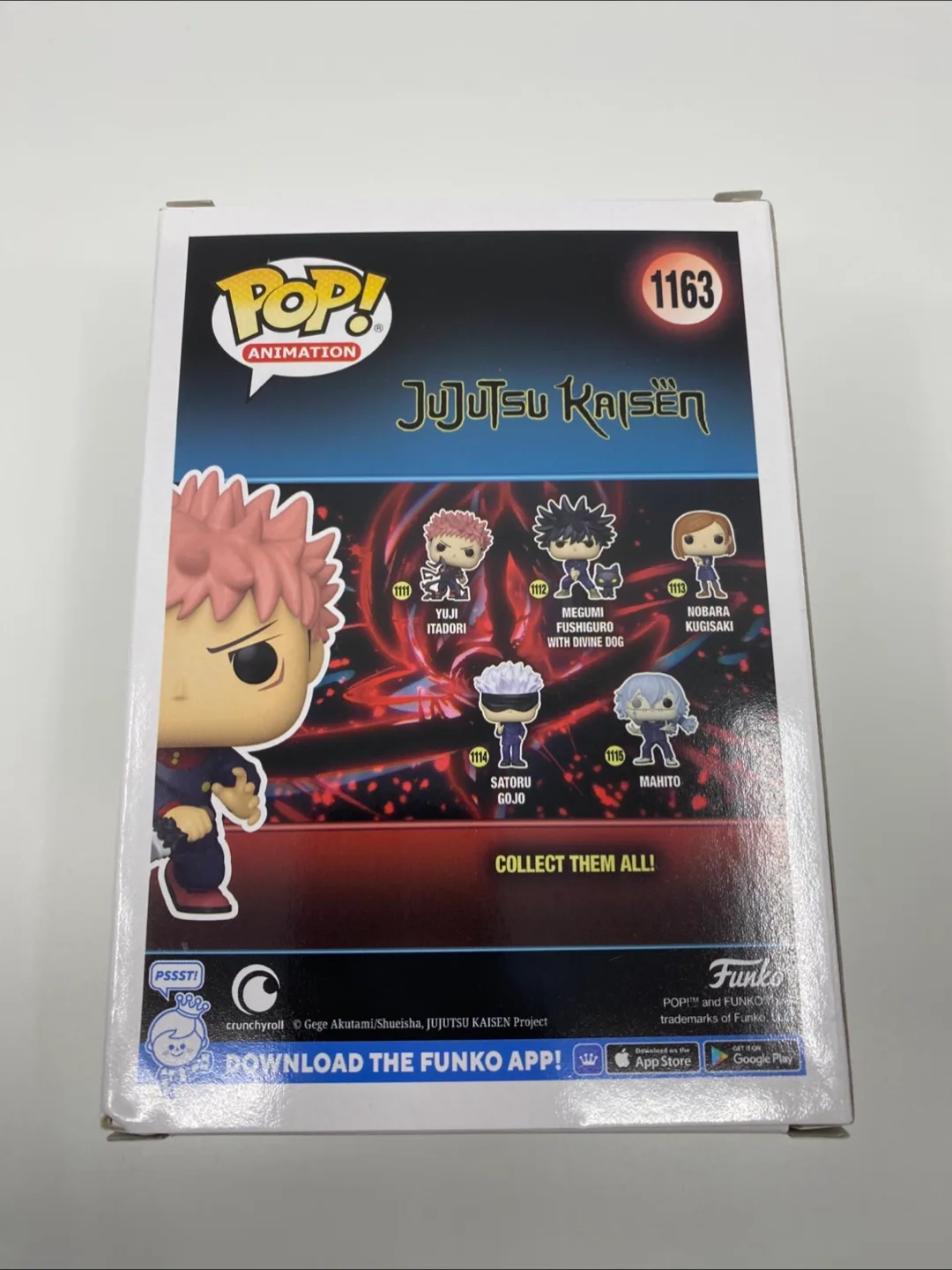Funko Pop Jujutsu Kaisen Yuji Itadori #1163 image indicator(3)