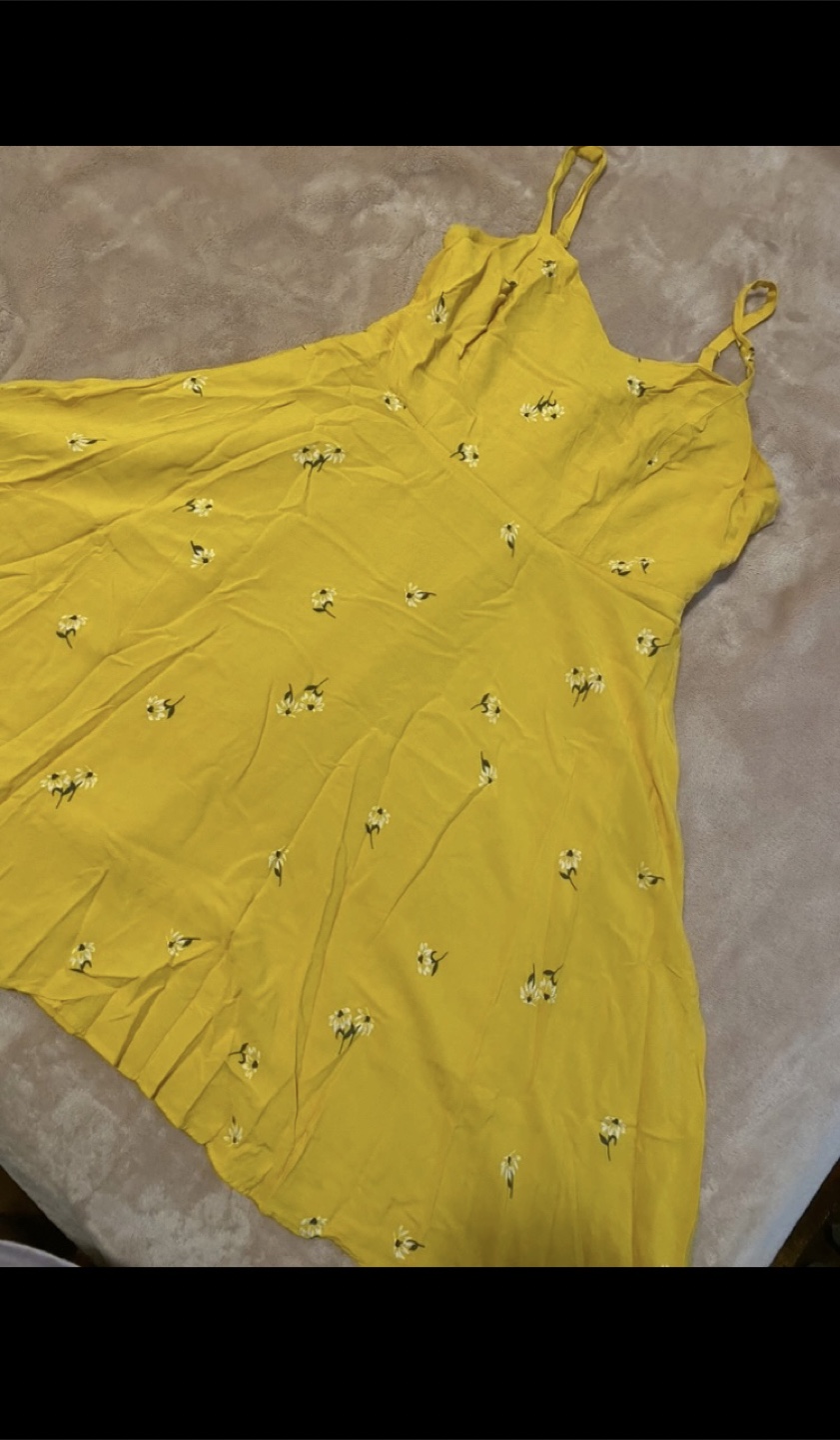 Yellow Floral Sundress