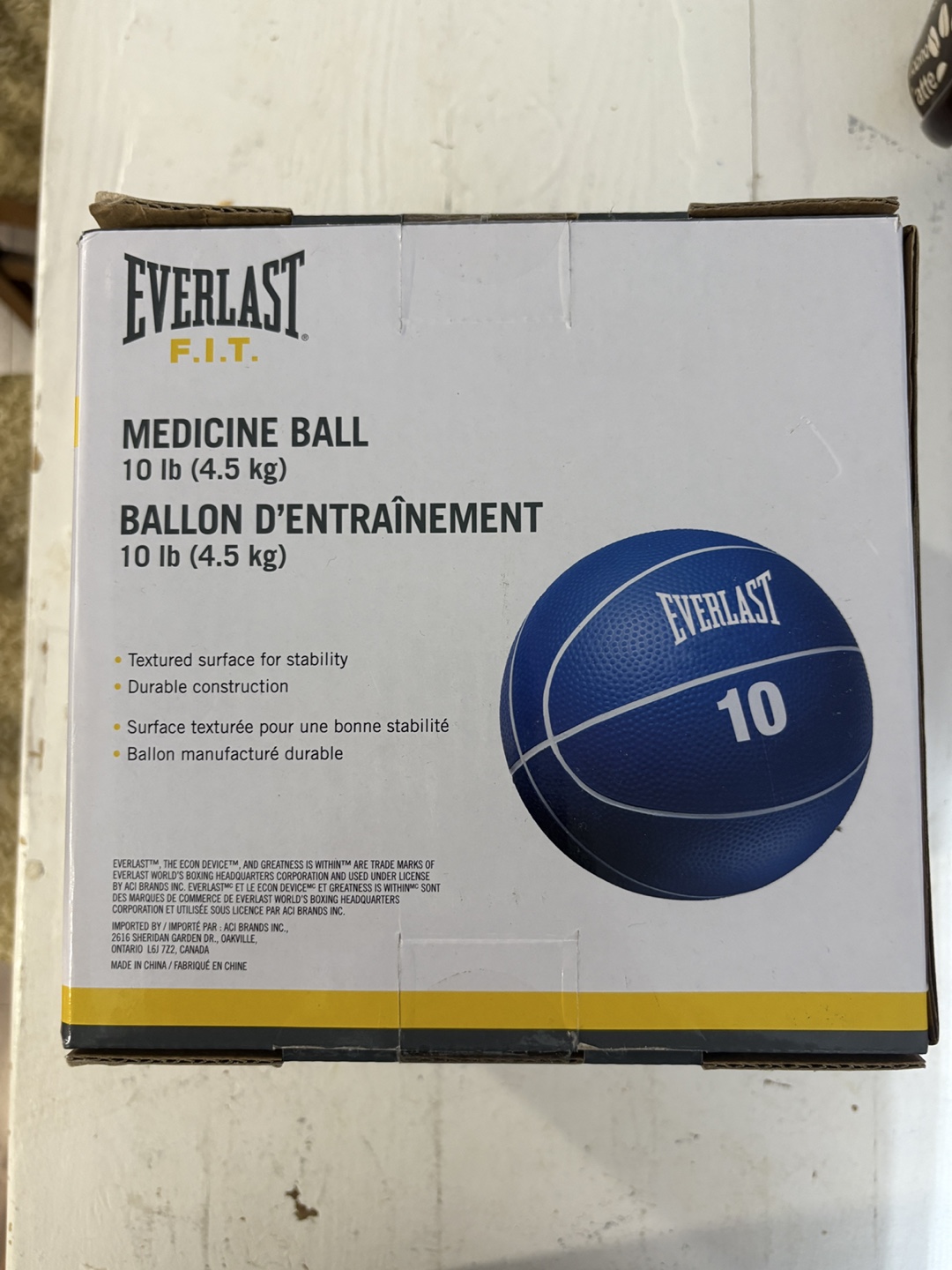 Everlast F.I.T. Medicine Ball 10lb (4.5kg) NEW - photo 2