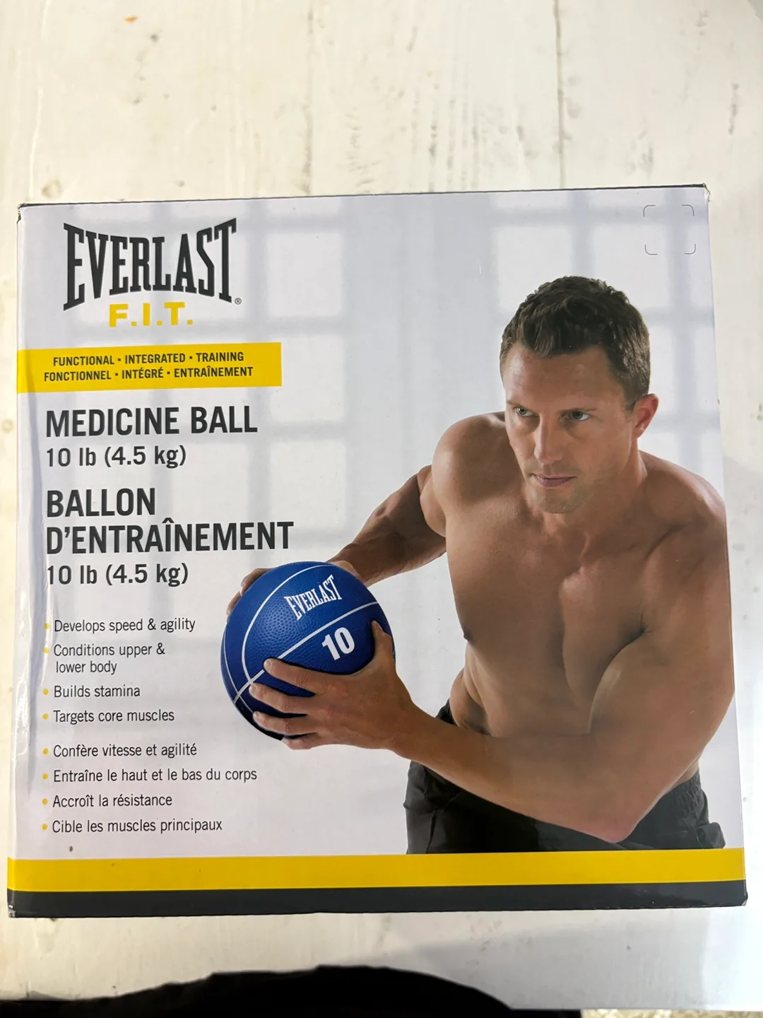 Everlast F.I.T. Medicine Ball 10lb (4.5kg) NEW