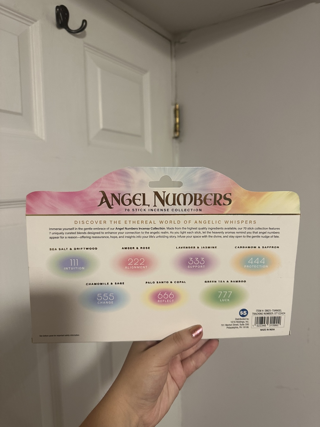 Angel Numbers 70 Stick Incense Collection - photo 3