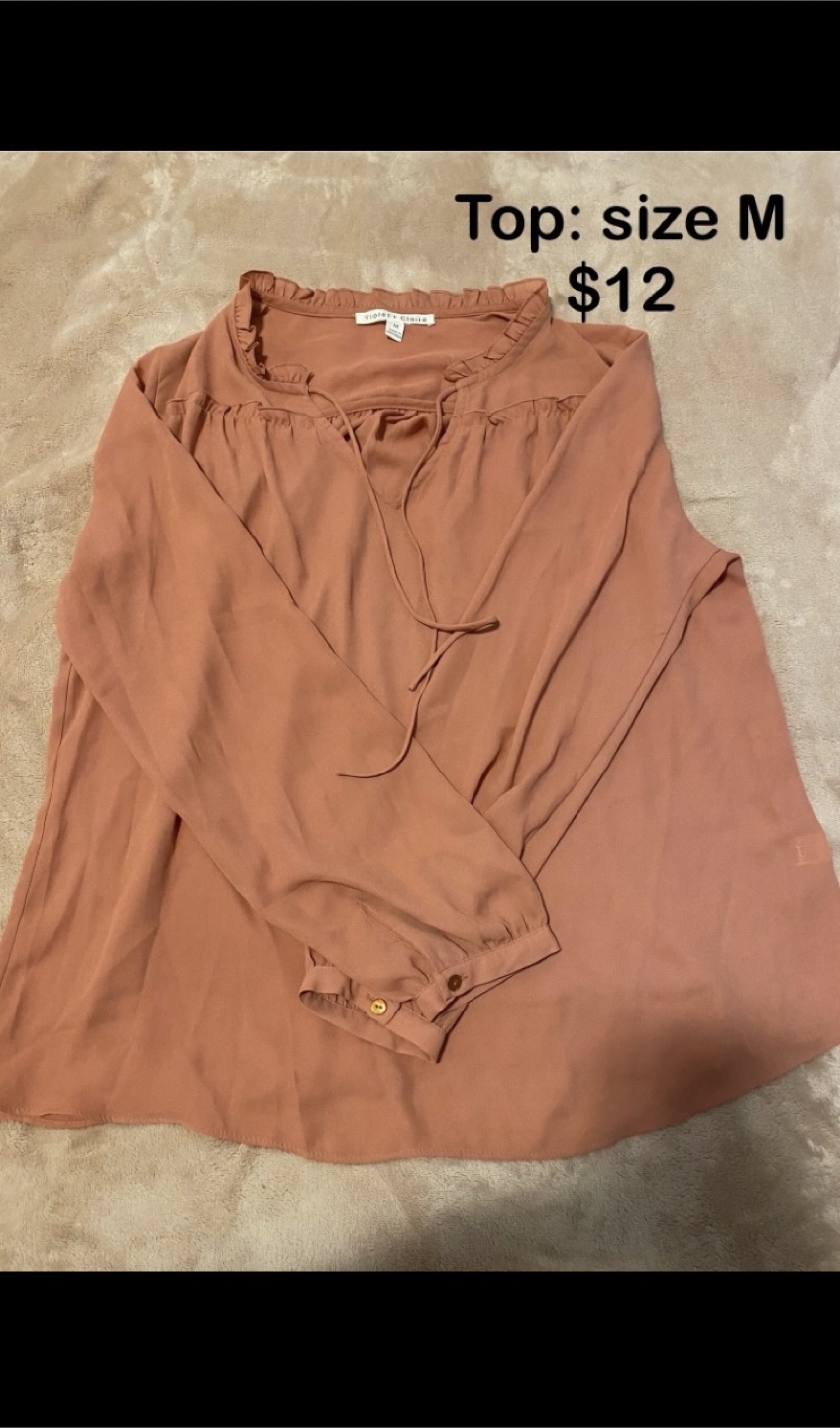 Peachy Top - Size Medium
