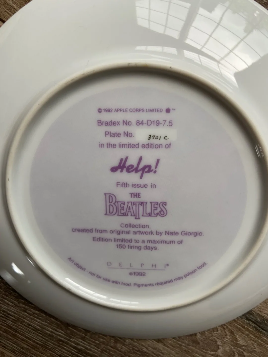 The Beatles Decorative Plate Collection image indicator(7)