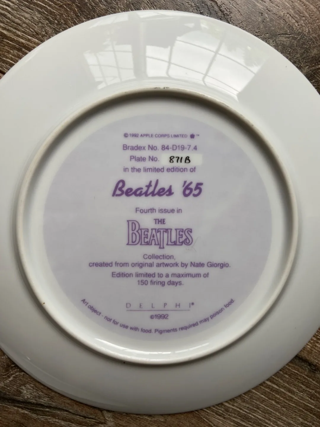 The Beatles Decorative Plate Collection image indicator(9)