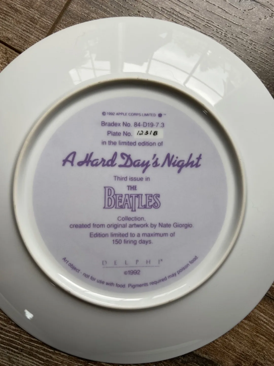 The Beatles Decorative Plate Collection image indicator(4)