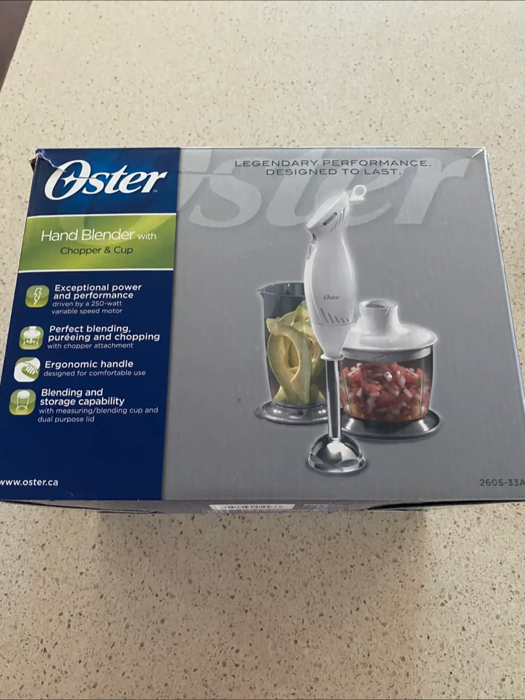 Oster Hand Blender with Chopper & Cup - New in Box thumbnail
