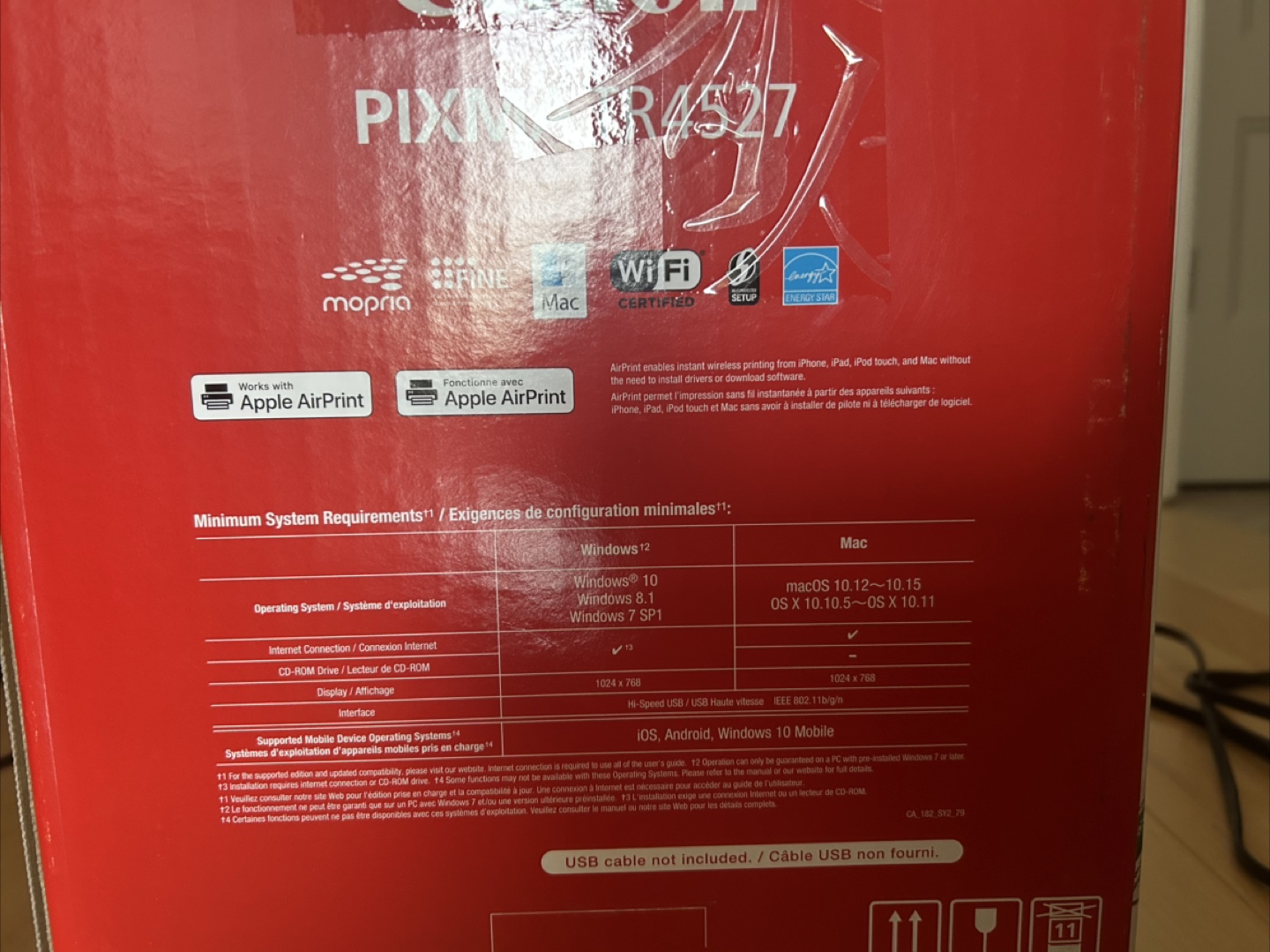Canon PIXMA TR4527 Printer with 9 black ink cartridges - photo 3