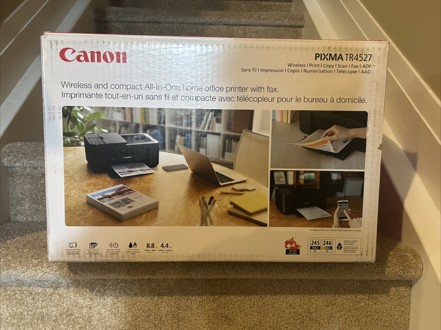 Canon PIXMA TR4527 Printer with 9 black ink cartridges - photo 2