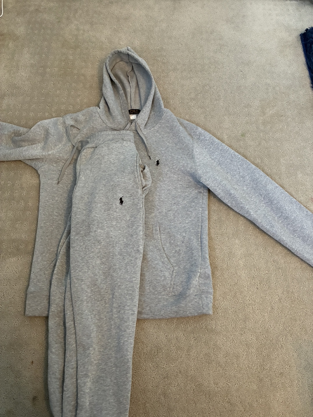 Polo Ralph Lauren Grey Hoodie & Sweatpants Set - L