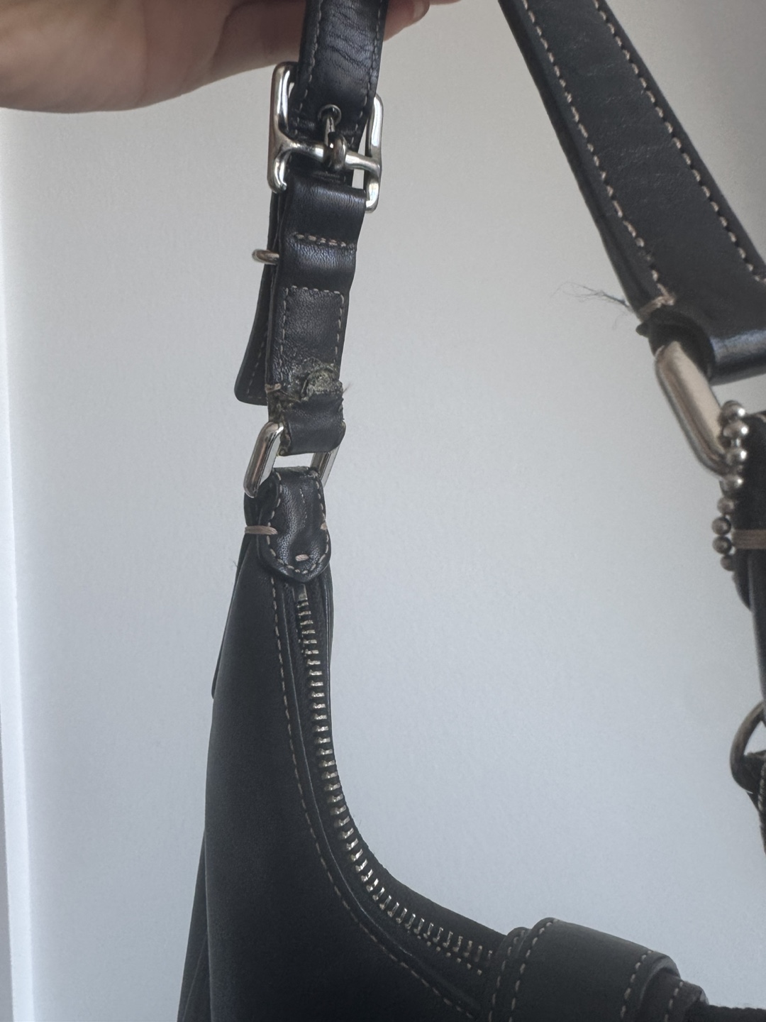 Coach Black Leather Hobo Bag - photo 3