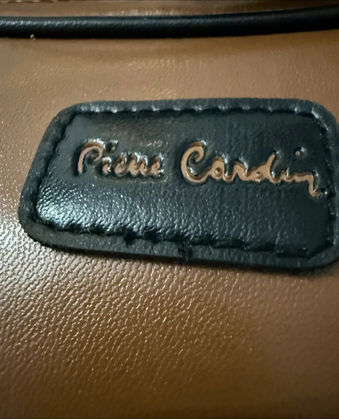 Pierre Cardin Brown Leather Shoulder Bag image indicator(7)