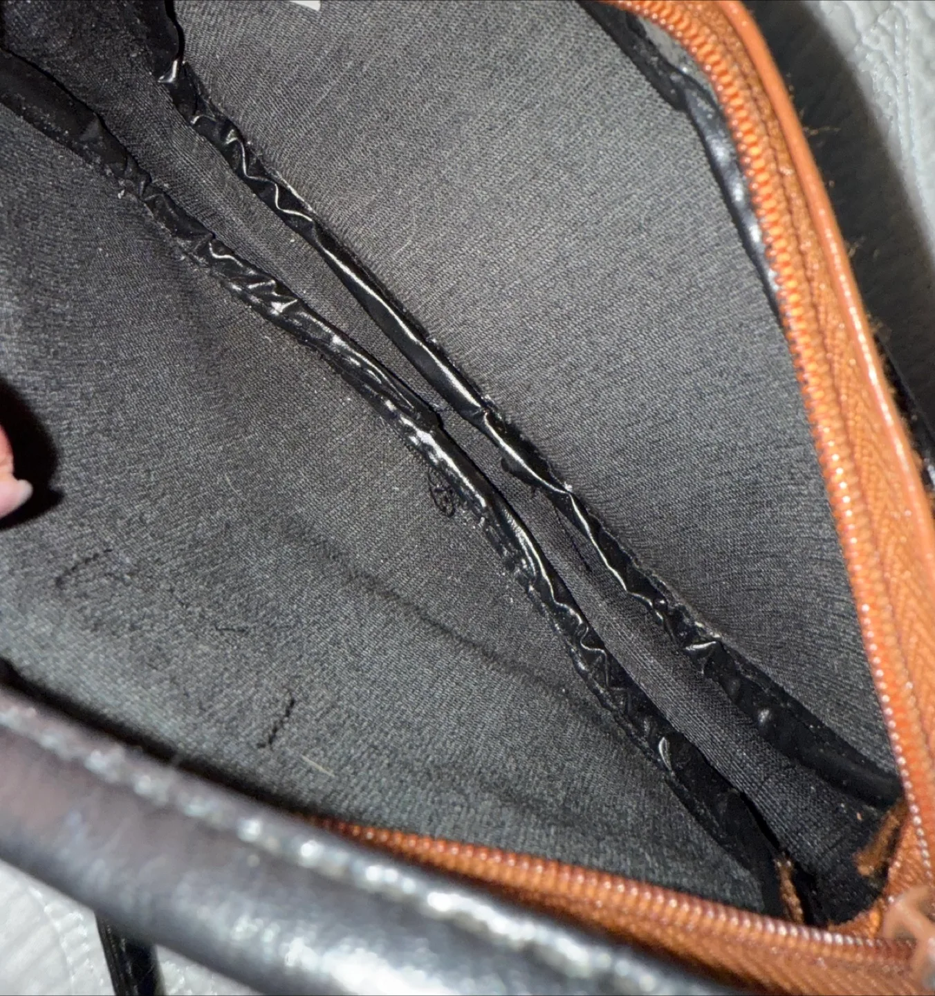 Pierre Cardin Brown Leather Shoulder Bag image indicator(6)