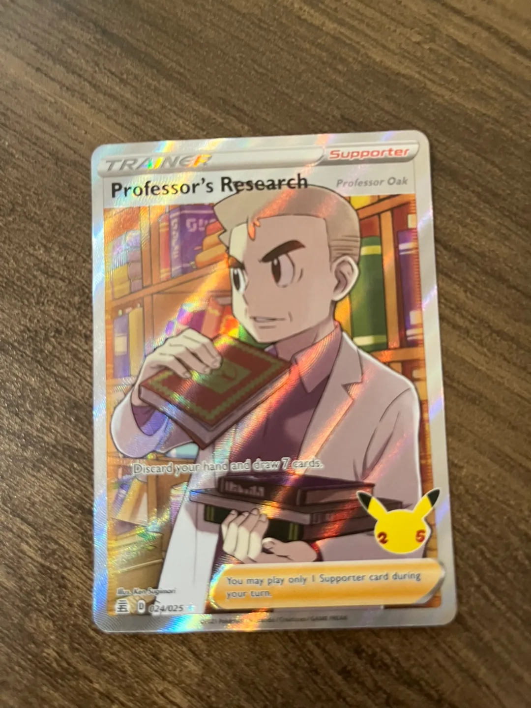 Professor's Research Pokemon Card thumbnail
