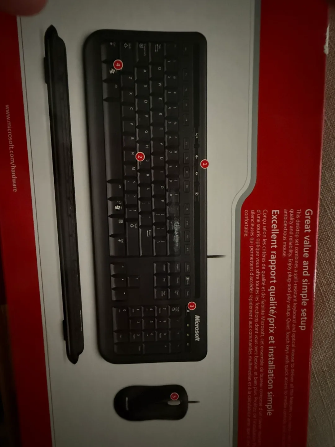Microsoft Wired Desktop 600 Keyboard & Mouse