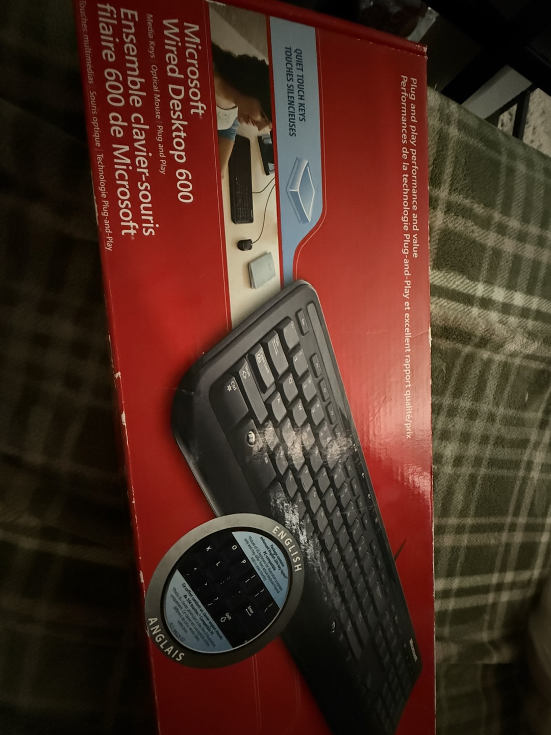 Microsoft Wired Desktop 600 Keyboard & Mouse - photo 2