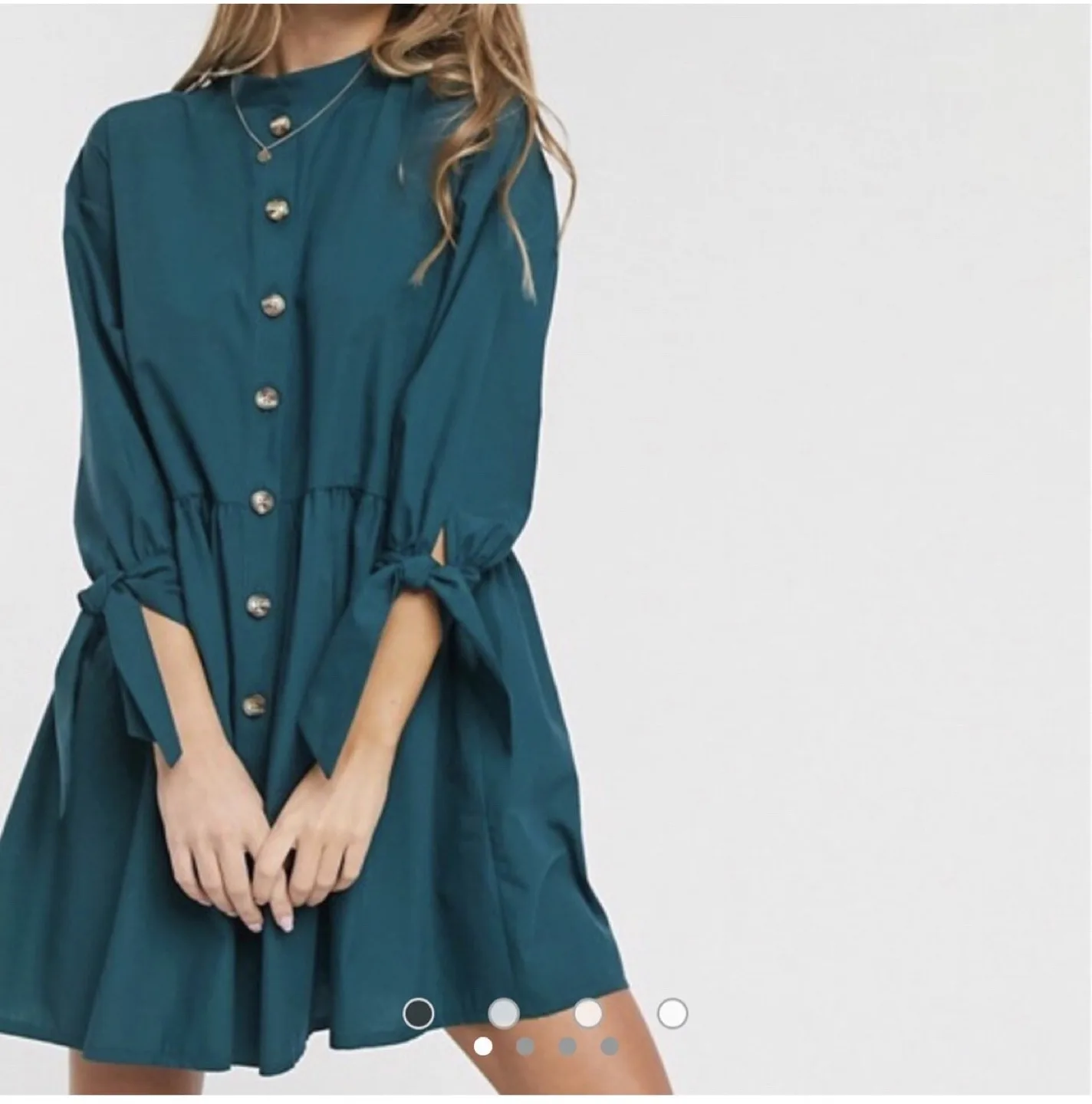 ASOS Design Teal Dress - Size 6 image indicator(3)