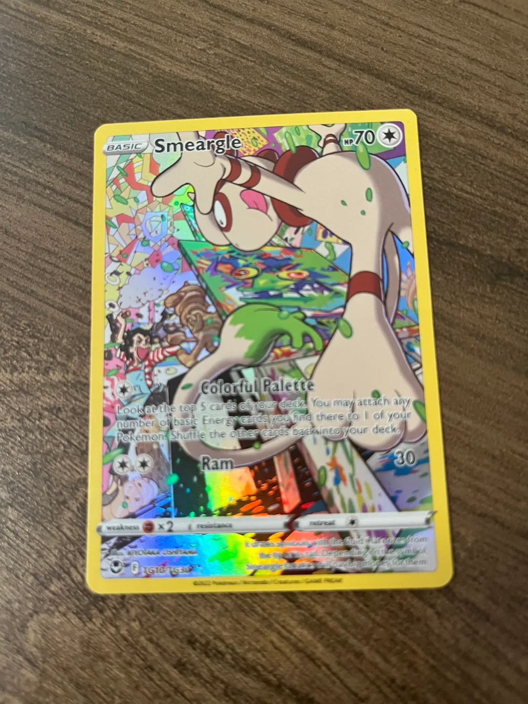 Smeargle Pokemon Card - Colorful Palette thumbnail