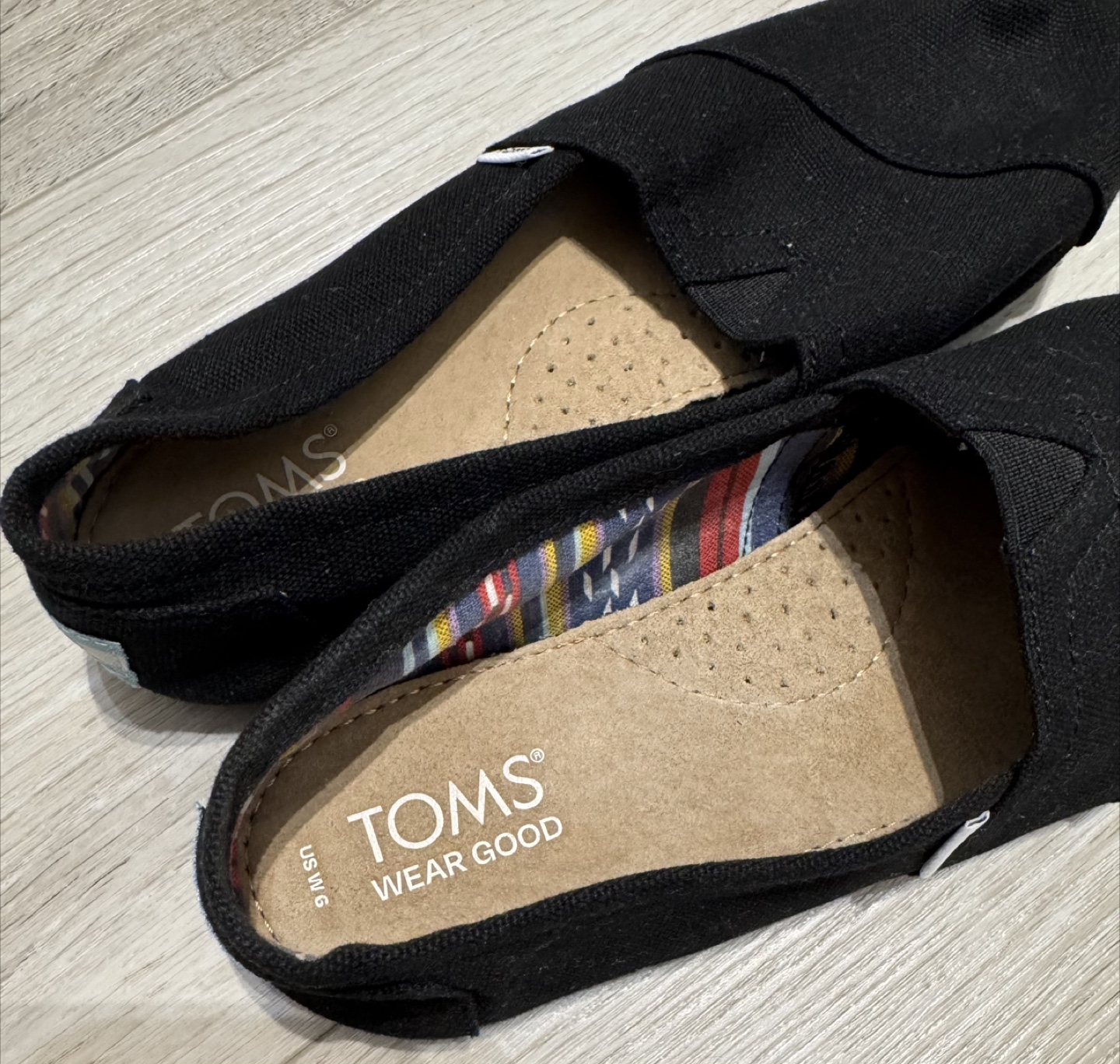 Unworn black TOMS women's size 6 - photo 2