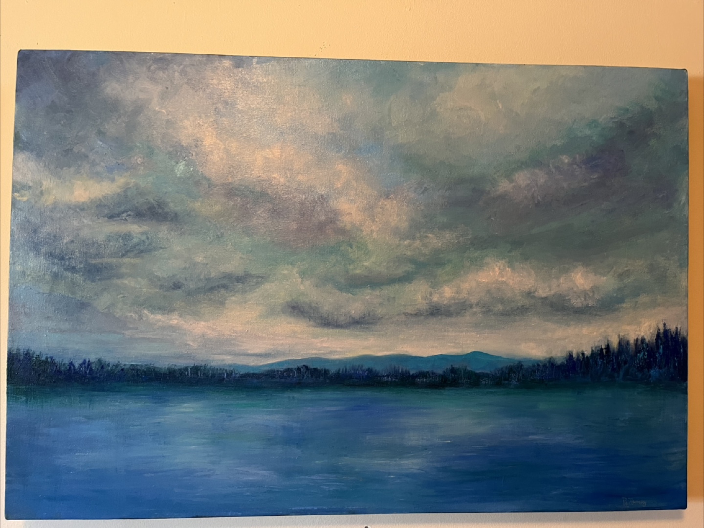 Art- Original Art- Large Oil Painting by Calgary Artist, 24x36x2