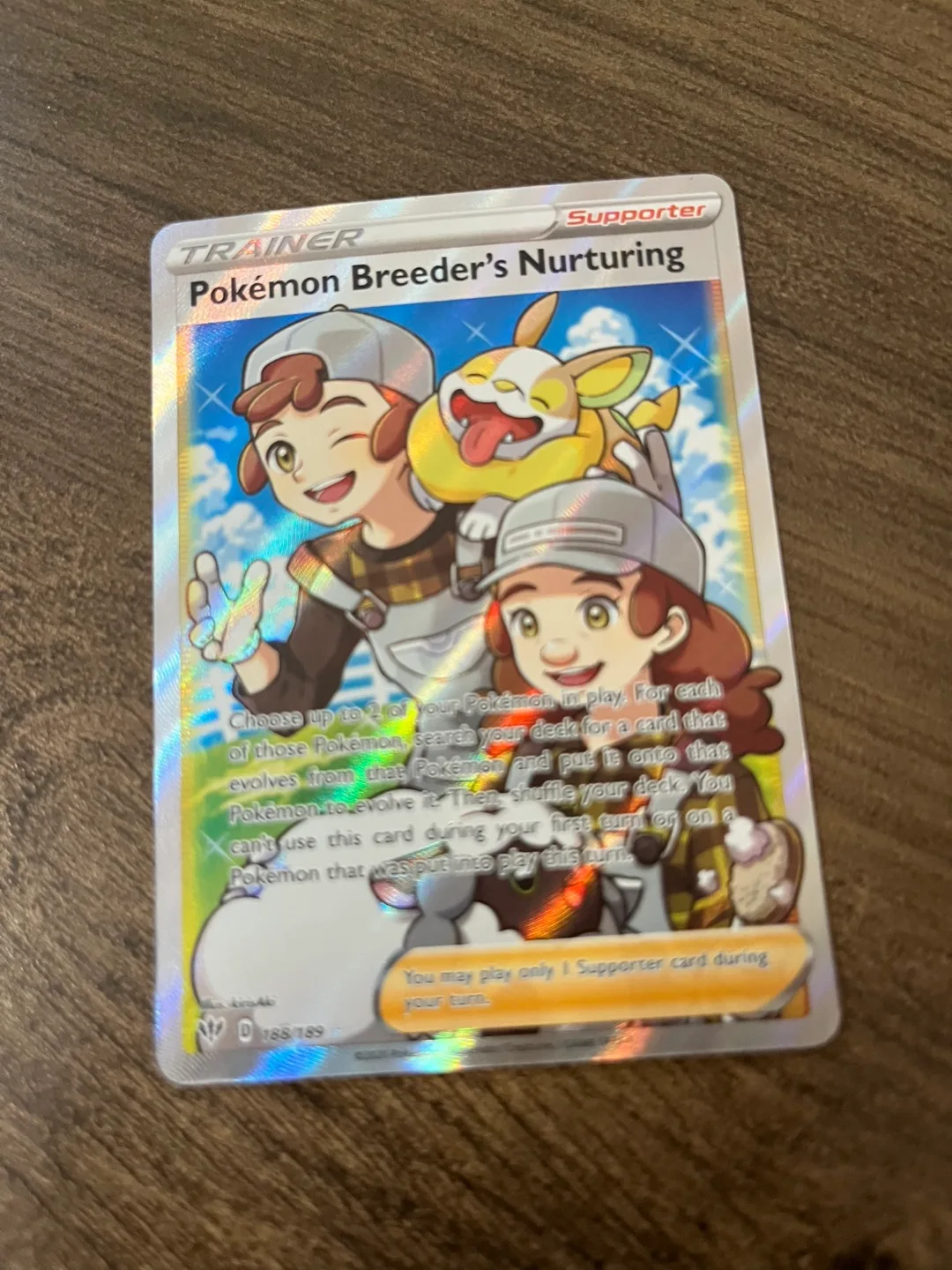 Pokemon Breeder's Nurturing Trainer Card thumbnail