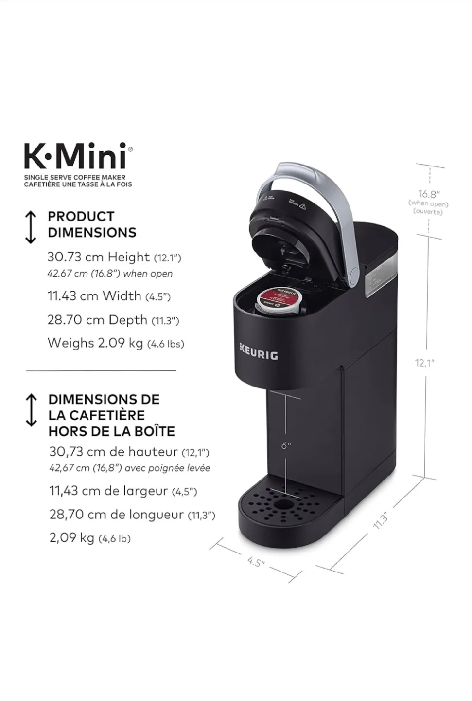 Keurig K-Mini Single Serve Coffee Maker image indicator(3)