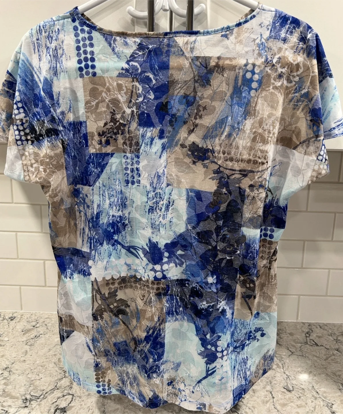 Women’s Abstract Printed/Patterned T-Shirt image indicator(2)