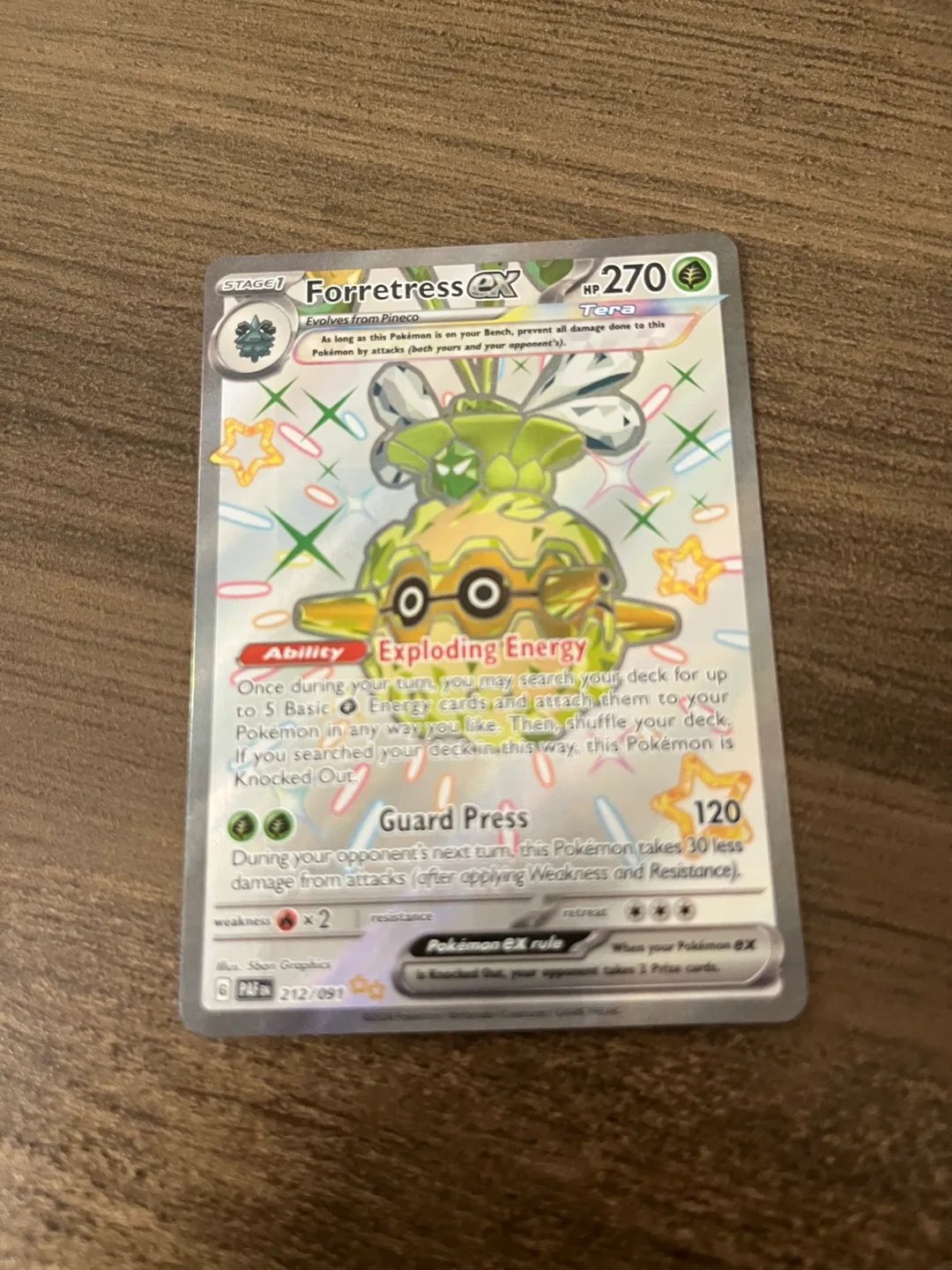 Forretress EX Pokemon Card thumbnail