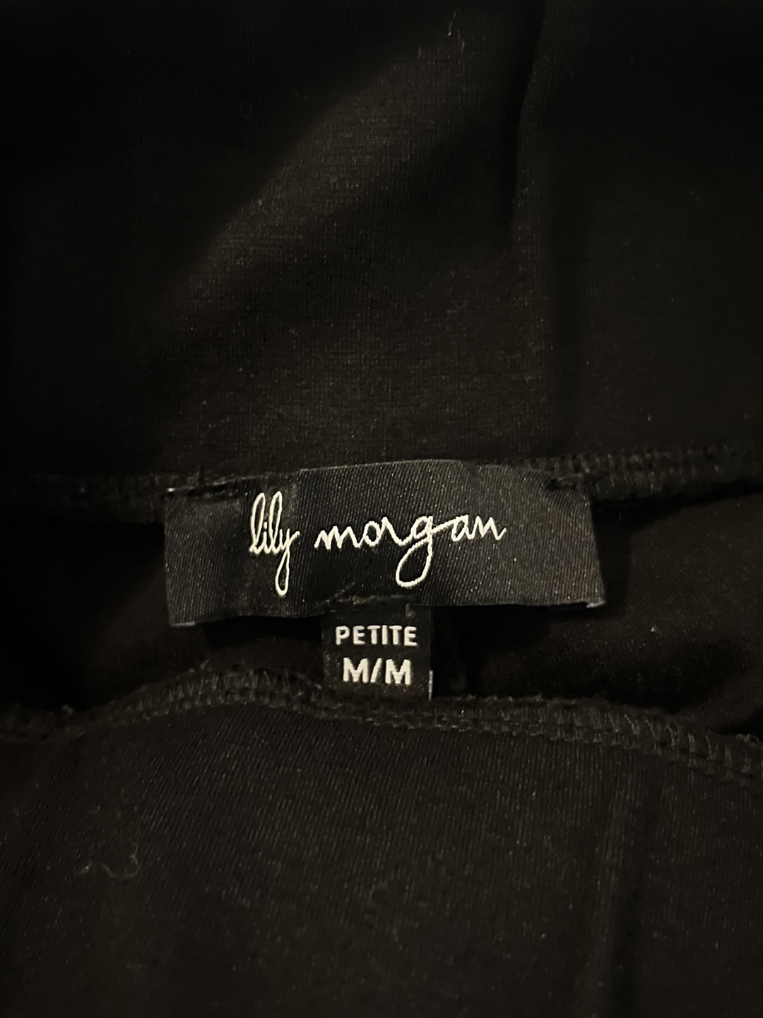 Lily Morgan Black Tight leggings sz M - photo 3