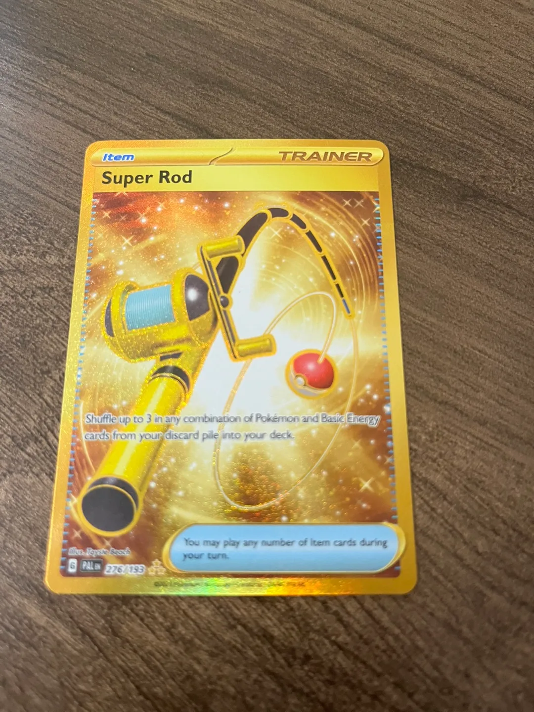 Pokemon Super Rod Gold Card thumbnail
