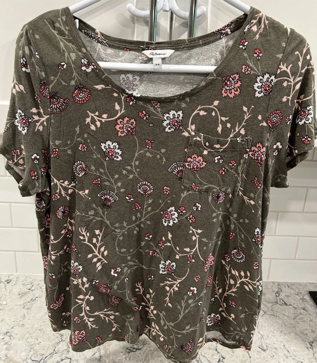 Women’s Relaxed Fit Floral Print T-Shirts  (Reitmans) image indicator(2)