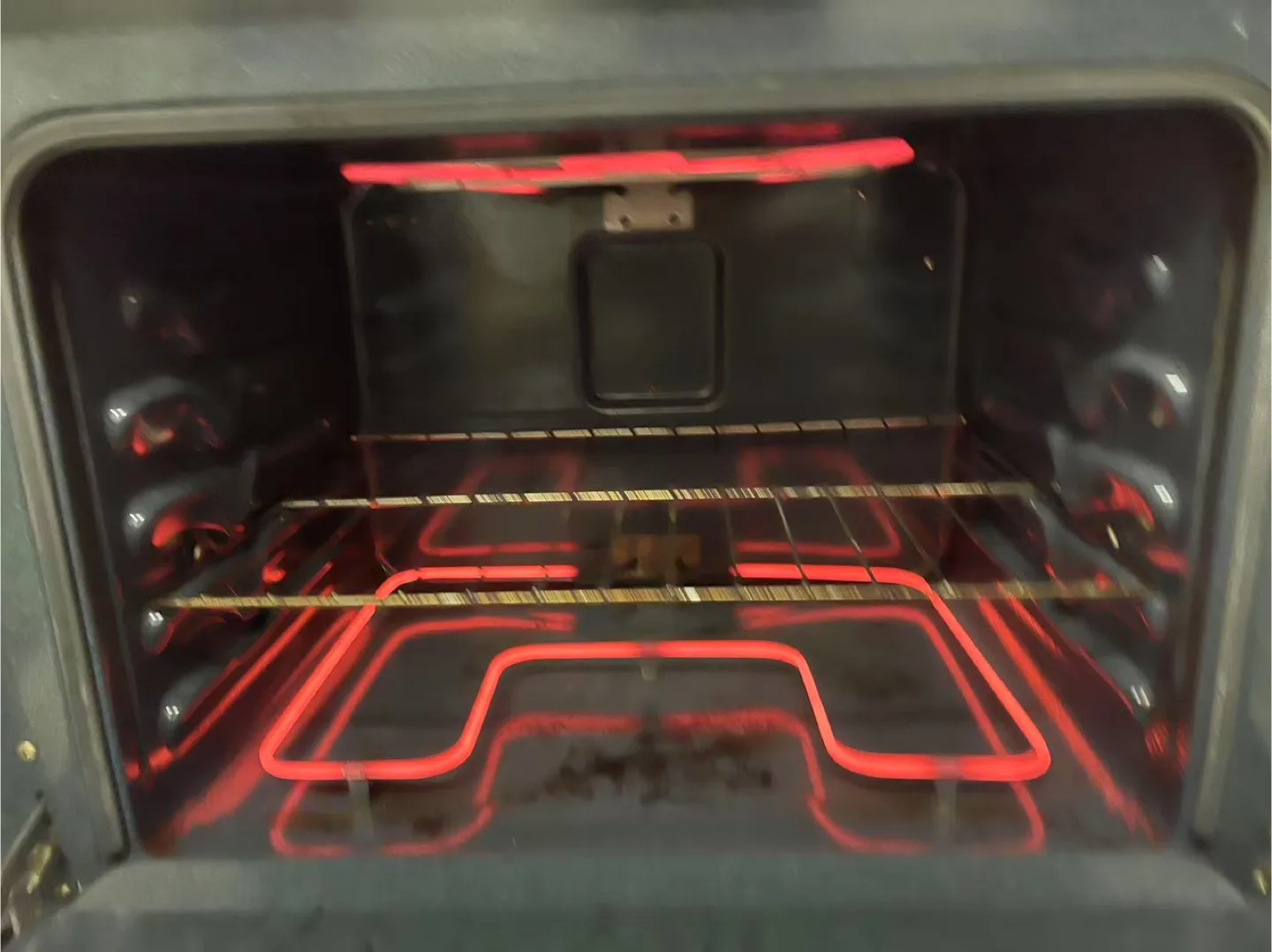 White Electric Range Stove image indicator(2)