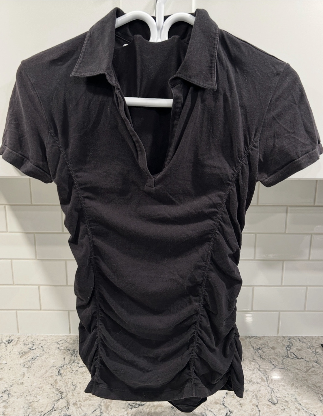 Women’s Dressy Casual Black Top (MNG Casual Sportswear)
