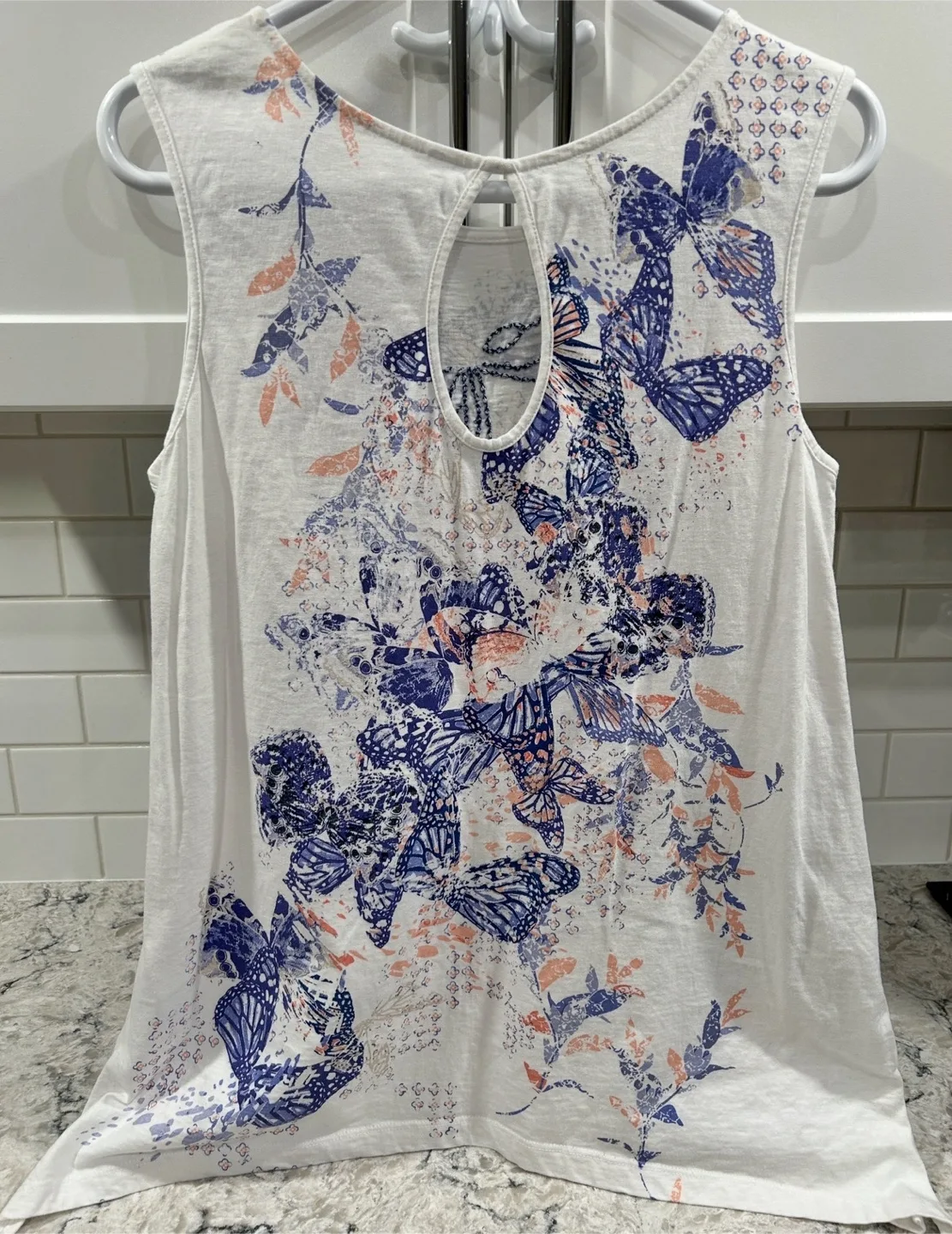 Women’s Butterfly Patterned Tank Tops  (Northern Reflections) image indicator(2)