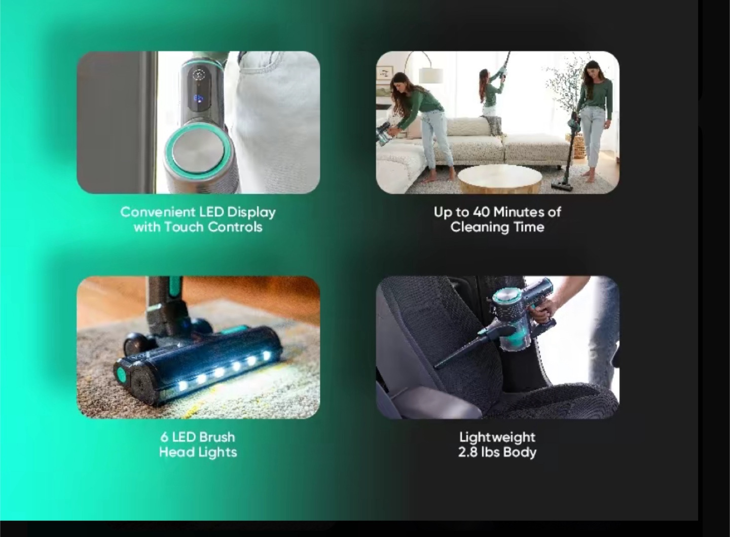 Wyze Cordless Vacuum Cleaner - Lightweight, Powerful - photo 3