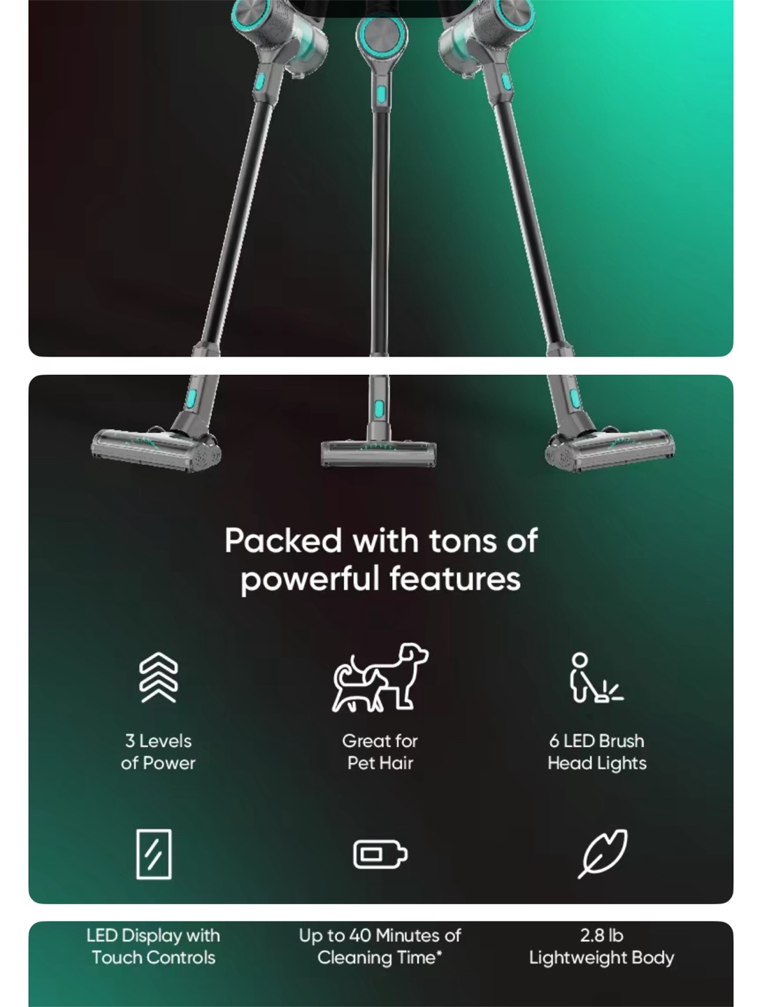 Wyze Cordless Vacuum Cleaner - Lightweight, Powerful - photo 4