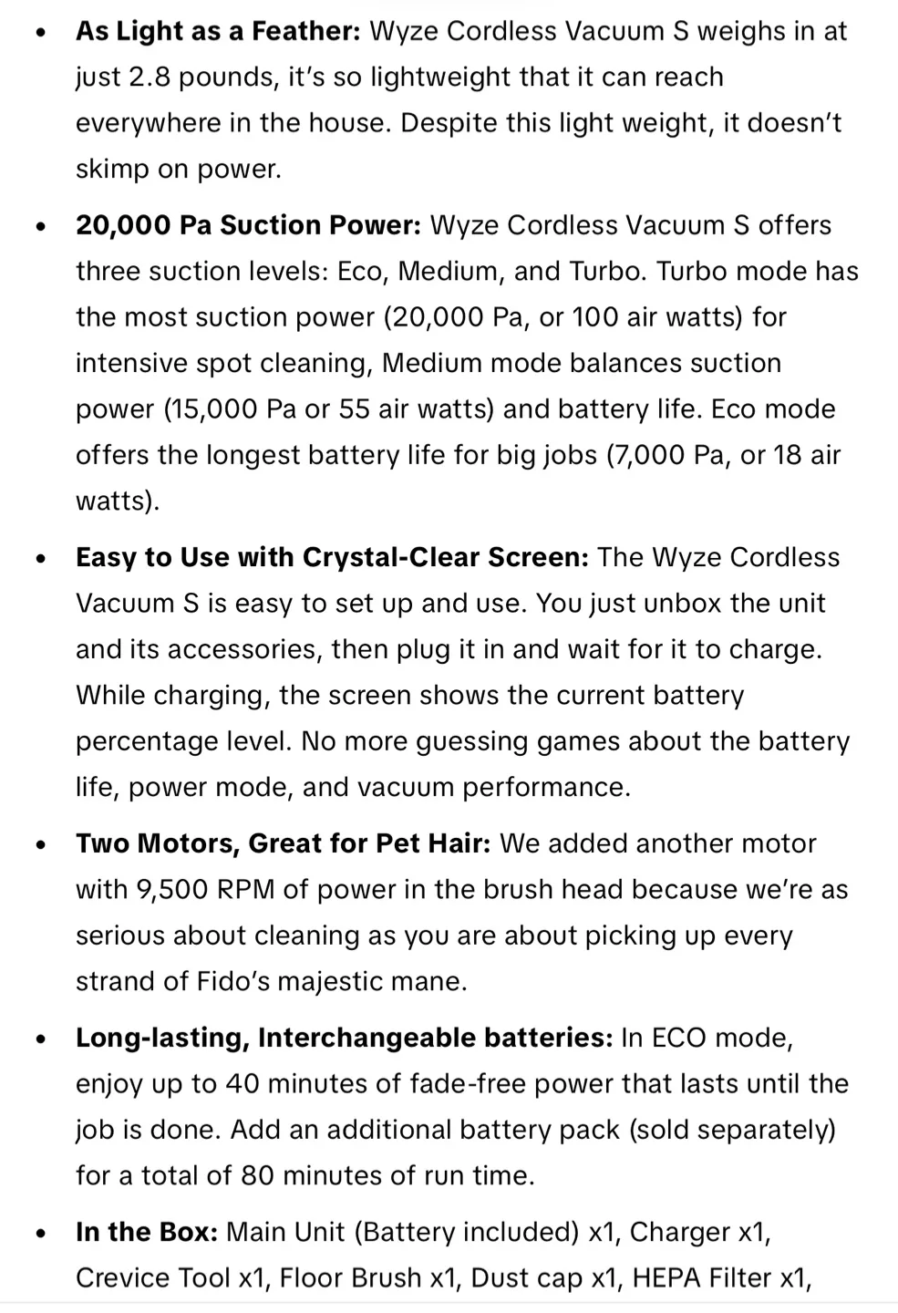 Wyze Cordless Vacuum Cleaner - Lightweight, Powerful image indicator(8)