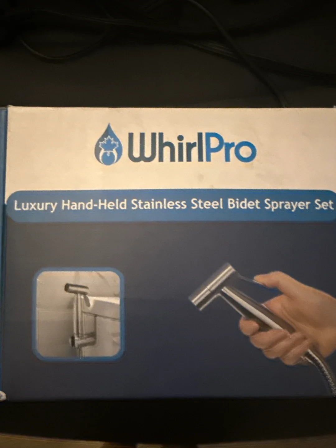 WhirlPro Stainless Steel Bidet Sprayer Set - New