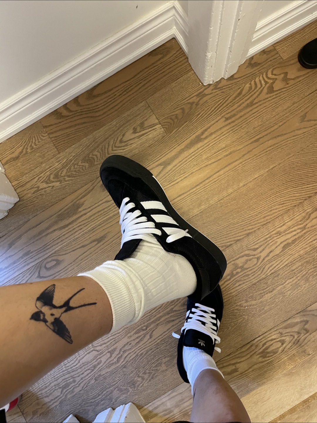 Adidas Nora Skate Shoes - Black & White - photo 2